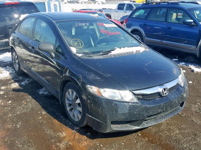 2HGFA1F98BH532728 - 2011 HONDA CIVIC EXL BLACK photo 1