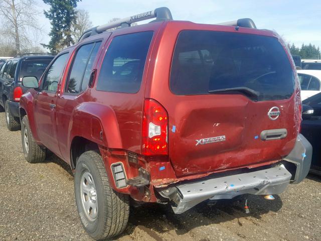 5N1AN0NW5EN806179 - 2014 NISSAN XTERRA X RED photo 3