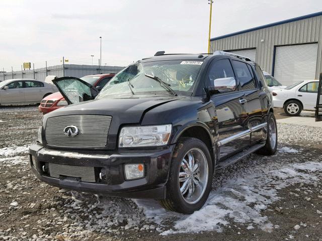 5N3AA08D78N904177 - 2008 INFINITI QX56 BLACK photo 2