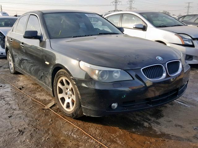 WBANA53564B848303 - 2004 BMW 525 I BLACK photo 1