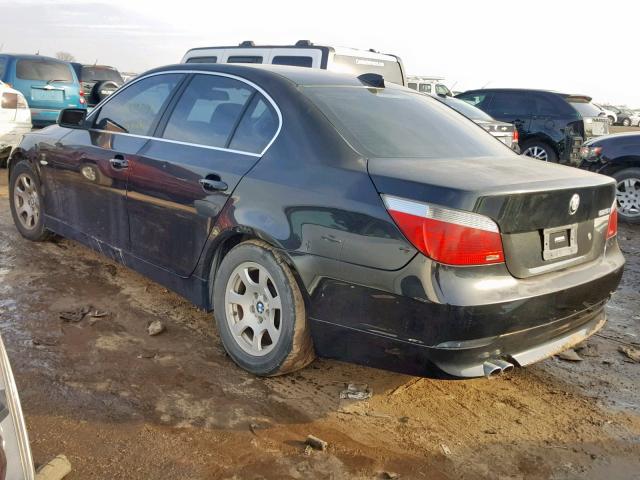 WBANA53564B848303 - 2004 BMW 525 I BLACK photo 3