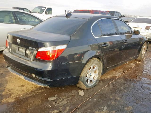 WBANA53564B848303 - 2004 BMW 525 I BLACK photo 4