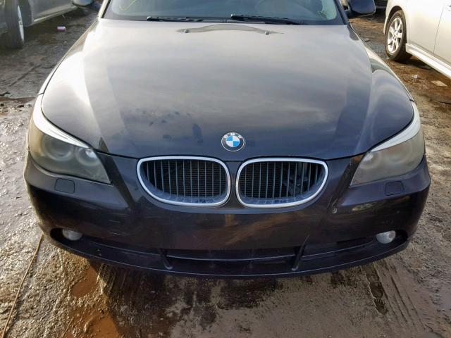 WBANA53564B848303 - 2004 BMW 525 I BLACK photo 7