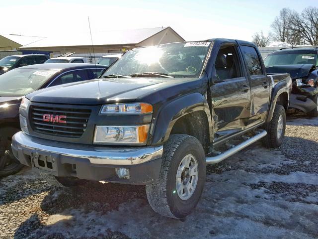 1GTDT136658113099 - 2005 GMC CANYON BLACK photo 2