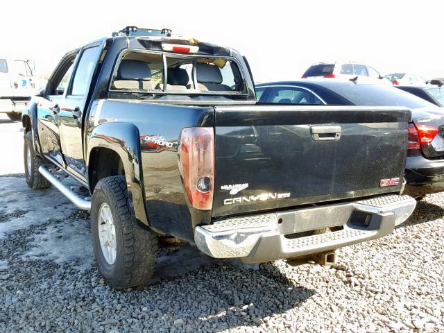 1GTDT136658113099 - 2005 GMC CANYON BLACK photo 3