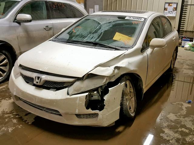 2HGFA1E65BH002997 - 2011 HONDA CIVIC LX-S Ağ foto 2