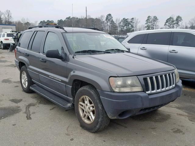 1J4GX48S14C201525 - 2004 JEEP GRAND CHER GRAY photo 1