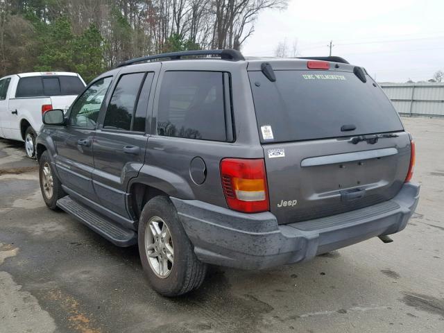 1J4GX48S14C201525 - 2004 JEEP GRAND CHER GRAY photo 3