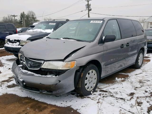 2HKRL1854YH553026 - 2000 HONDA ODYSSEY LX SILVER photo 2