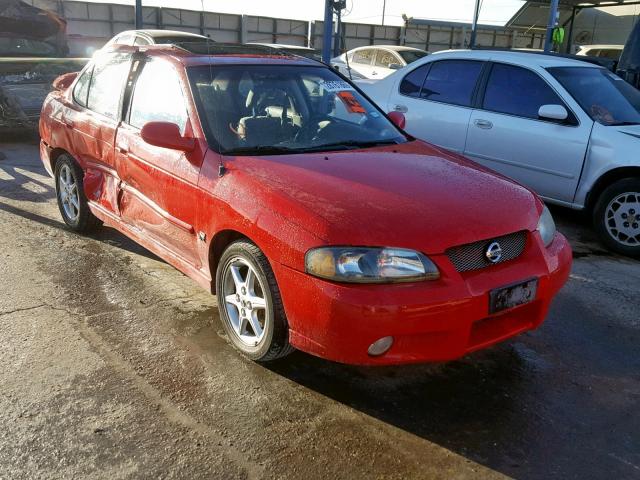 3N1AB51DX3L726875 - 2003 NISSAN SENTRA SE- RED photo 1