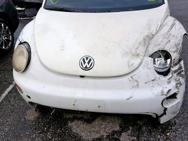 3VWCC21C2YM439683 - 2000 VOLKSWAGEN NEW BEETLE თეთრი ფოტო 7