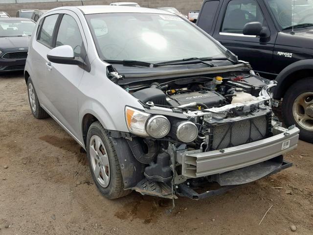 1G1JA6SH6D4155666 - 2013 CHEVROLET SONIC LS SILVER photo 1