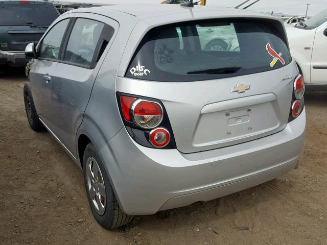 1G1JA6SH6D4155666 - 2013 CHEVROLET SONIC LS SILVER photo 3