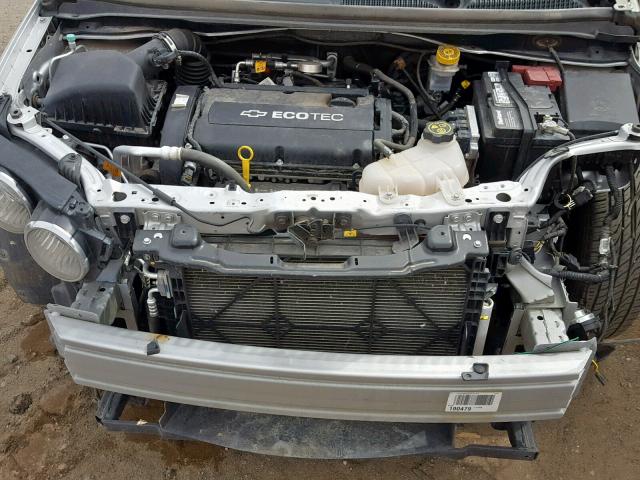 1G1JA6SH6D4155666 - 2013 CHEVROLET SONIC LS SILVER photo 7