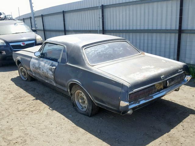 8F91C578997 - 1968 MERCURY COUGAR GRAY photo 3