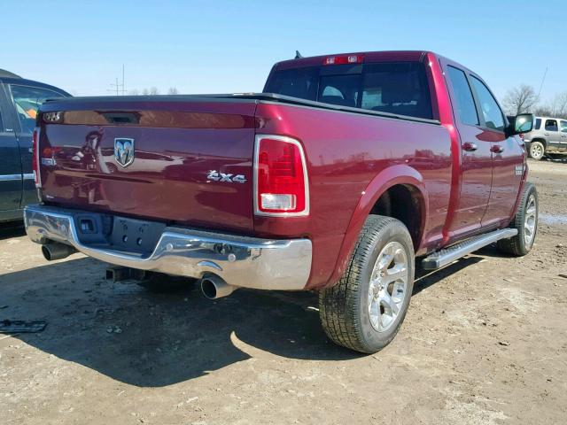 1C6RR7JT3HS853711 - 2017 RAM 1500 LARAM MAROON photo 4