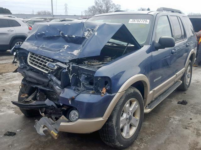 1FMDU74WX5UB25242 - 2005 FORD EXPLORER E BLUE photo 2