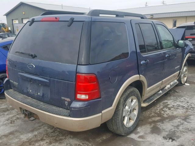 1FMDU74WX5UB25242 - 2005 FORD EXPLORER E BLUE photo 4