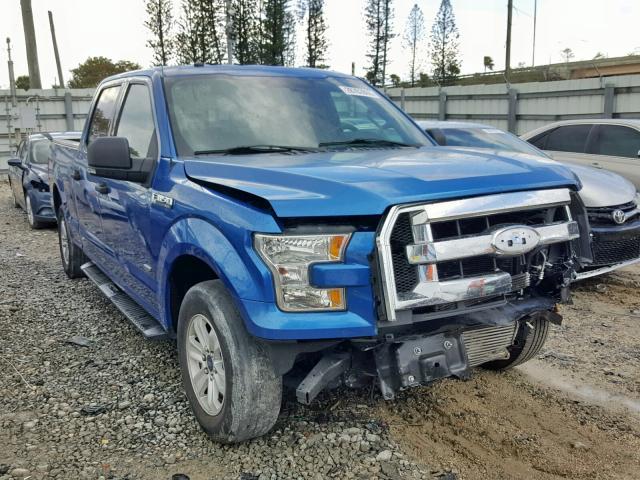 1FTEW1CP9GFA56450 - 2016 FORD F150 SUPER BLUE photo 1