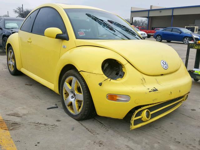 3VWCD21C52M450990 - 2002 VOLKSWAGEN NEW BEETLE ყვითელი ფოტო 1