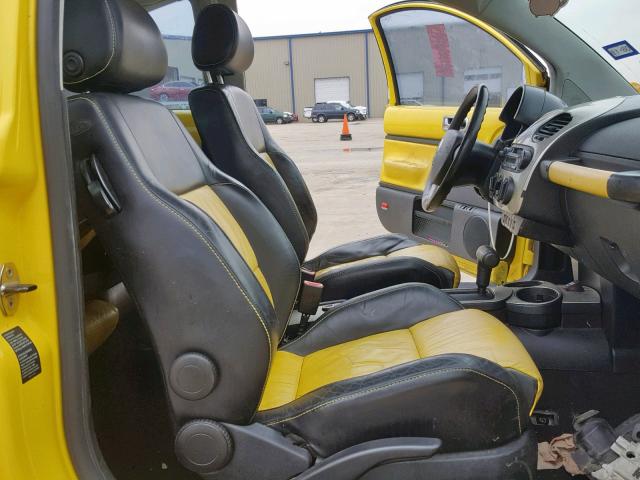 3VWCD21C52M450990 - 2002 VOLKSWAGEN NEW BEETLE ყვითელი ფოტო 5