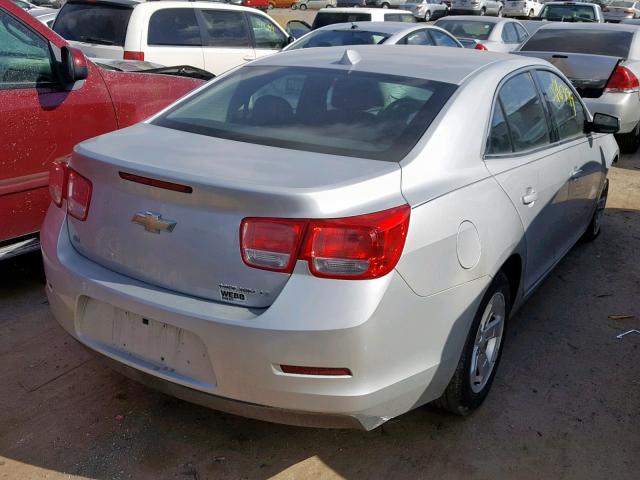 1G11C5SLXEF241142 - 2014 CHEVROLET MALIBU 1LT ვერცხლისფერი ფოტო 4