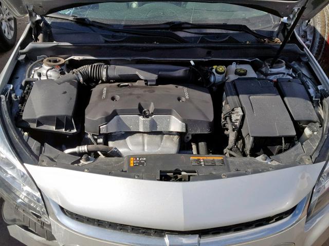 1G11C5SLXEF241142 - 2014 CHEVROLET MALIBU 1LT ვერცხლისფერი ფოტო 7