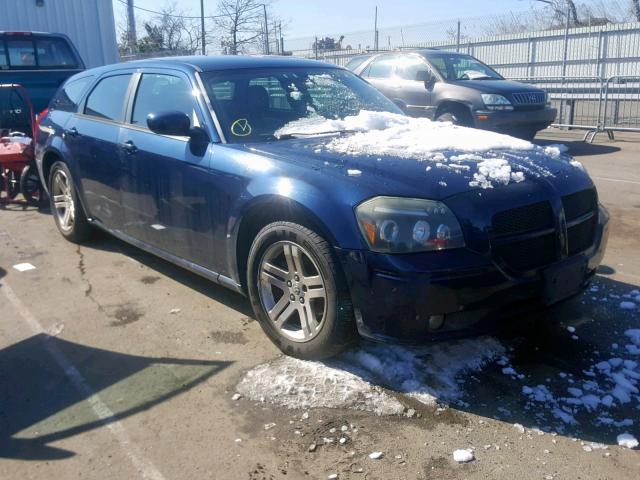 2D4FV48T65H693258 - 2005 DODGE MAGNUM SE BLUE photo 1