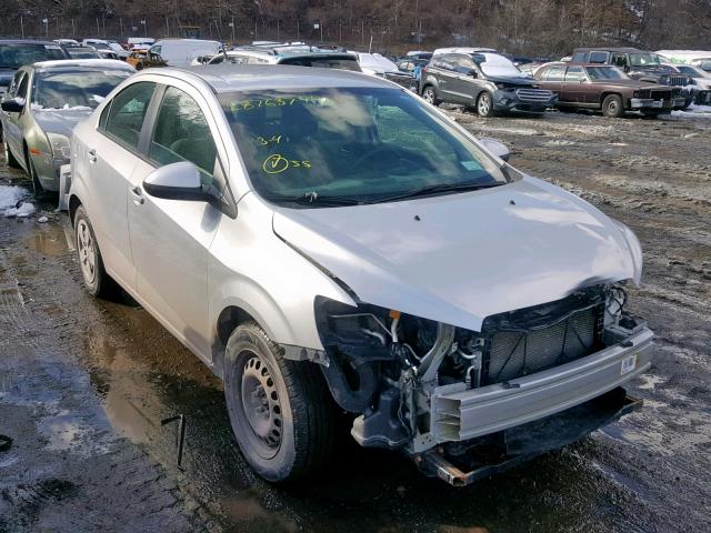 1G1JB5SG7E4127701 - 2014 CHEVROLET SONIC LS SILVER photo 1