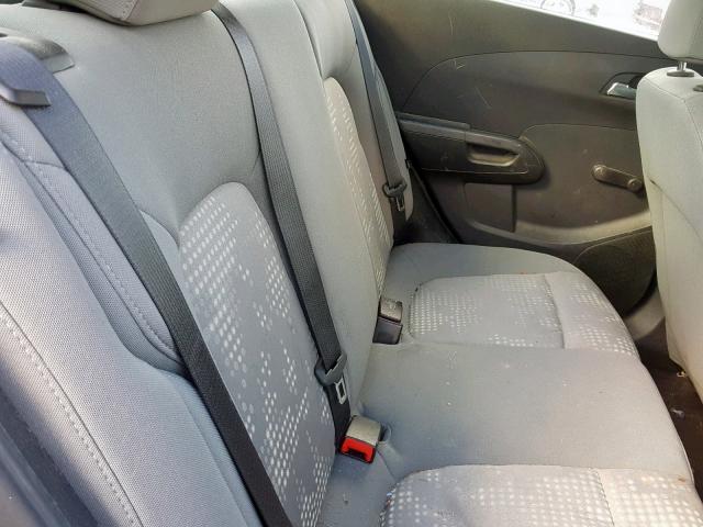 1G1JB5SG7E4127701 - 2014 CHEVROLET SONIC LS SILVER photo 6