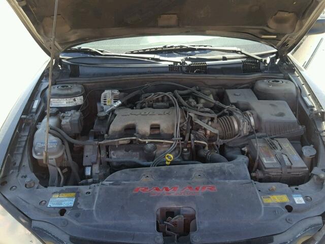 1G2NW12E8XM829201 - 1999 PONTIAC GRAND AM G BLACK photo 7