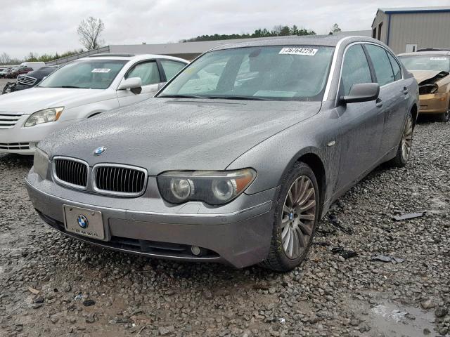 WBAGN63443DR14053 - 2003 BMW 745 LI SILVER photo 2