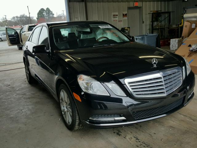 WDDHF5KB4DA772973 - 2013 MERCEDES-BENZ E 350 BLACK photo 1