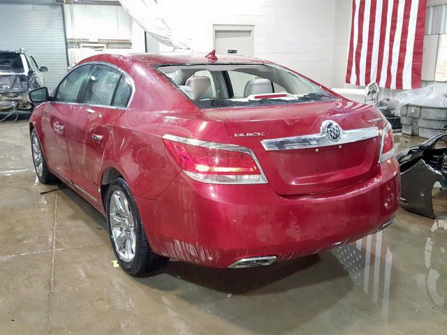 1G4GD5E38CF271629 - 2012 BUICK LACROSSE P RED photo 3