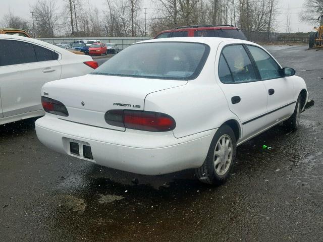 1Y1SK5385PZ039833 - 1993 GEO PRIZM LSI WHITE photo 4