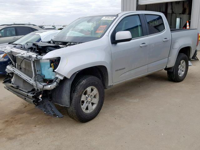 1GCGSBEN9J1109190 - 2018 CHEVROLET COLORADO SILVER photo 2