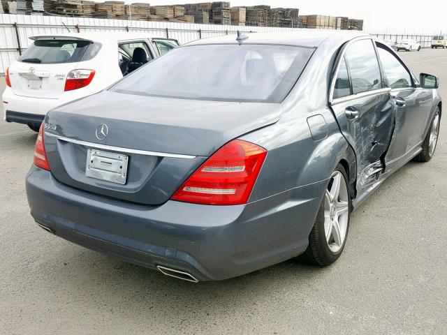 WDDNG7BB0AA316542 - 2010 MERCEDES-BENZ S 550 CHARCOAL photo 4