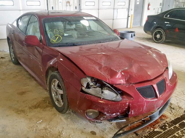 2G2WS522141104611 - 2004 PONTIAC GRAND PRIX RED photo 1