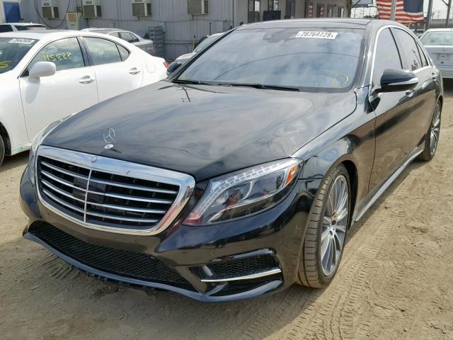 WDDUG8CB5FA098766 - 2015 MERCEDES-BENZ S 550 BLACK photo 2