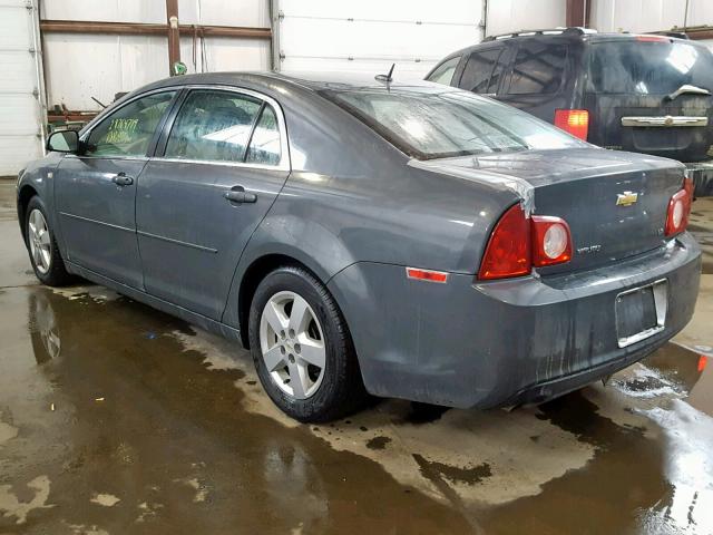 1G1ZG57B08F219906 - 2008 CHEVROLET MALIBU LS 灰色 照片 3