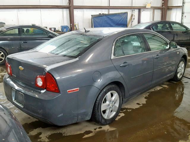 1G1ZG57B08F219906 - 2008 CHEVROLET MALIBU LS 灰色 照片 4