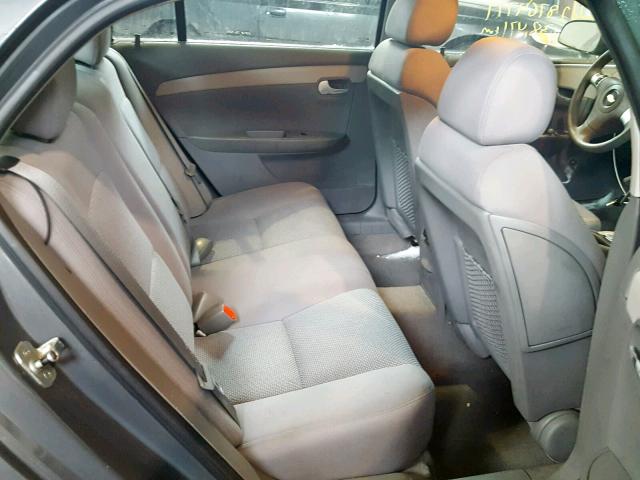 1G1ZG57B08F219906 - 2008 CHEVROLET MALIBU LS 灰色 照片 6