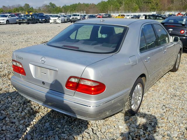 WDBJF65J61B384989 - 2001 MERCEDES-BENZ E 320 GRAY photo 4