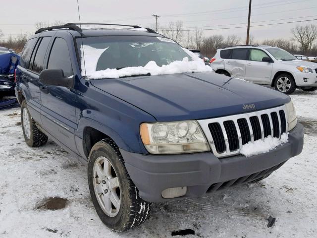 1J4GW48S31C659498 - 2001 JEEP GRAND CHER BLUE photo 1