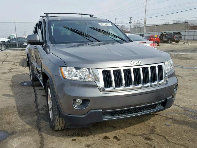 1C4RJFAG2CC218866 - 2012 JEEP GRAND CHER GRAY photo 1