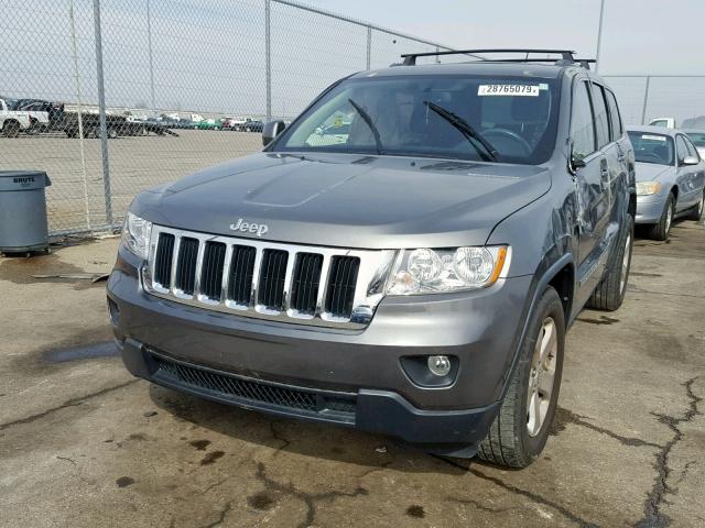 1C4RJFAG2CC218866 - 2012 JEEP GRAND CHER GRAY photo 2