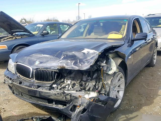 WBAHL83596DT03373 - 2006 BMW 750 I BLUE photo 2