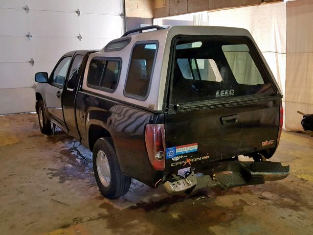 1GTCS198458171462 - 2005 GMC CANYON BLACK photo 3