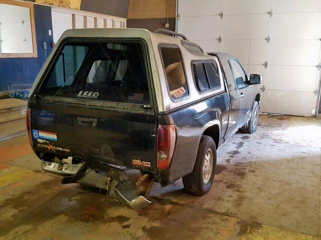 1GTCS198458171462 - 2005 GMC CANYON BLACK photo 4