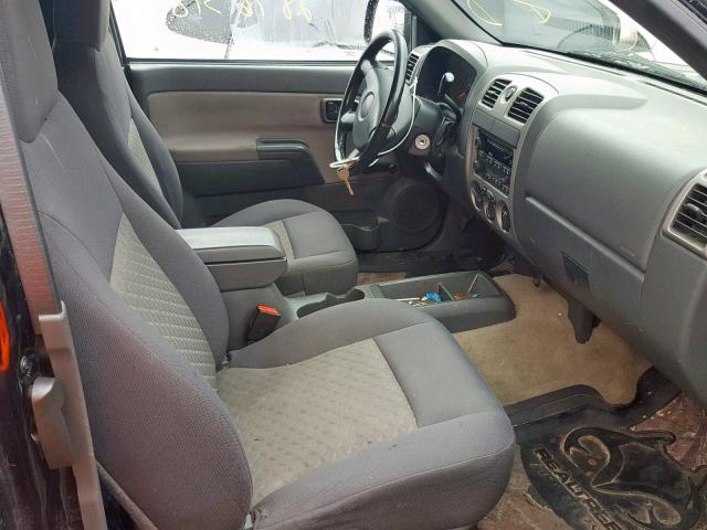 1GTCS198458171462 - 2005 GMC CANYON BLACK photo 5